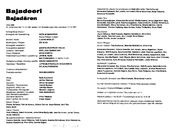 Cast and production team details