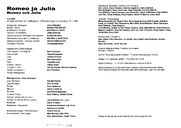 Cast and production team details