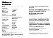 Cast and production team details
