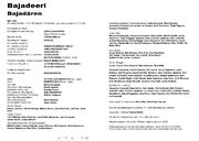 Cast and production team details