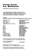 Cast and production team details