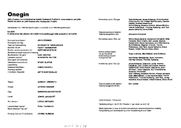 Cast and production team details