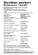 Cast and production team details