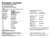 Cast and production team details