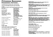 Cast and production team details