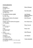 Tekijä- ja esiintyjälista