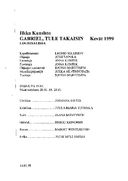 Tekijä- ja esiintyjälista