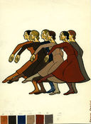 Costume design sketch, Tumma