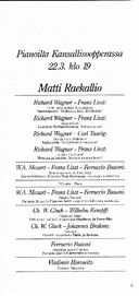 Programme poster