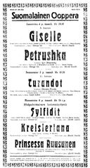 Programme poster