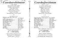 Cast and production team details