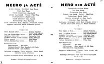 Cast and production team details