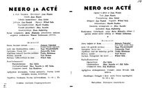 Cast and production team details