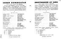 Cast and production team details