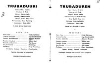Cast and production team details