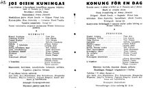 Cast and production team details