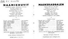 Cast and production team details