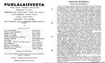 Tekijä- ja esiintyjälista