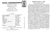 Tekijä- ja esiintyjälista