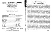 Cast and production team details