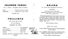 Tekijä- ja esiintyjälista