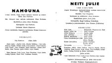 Tekijä- ja esiintyjälista