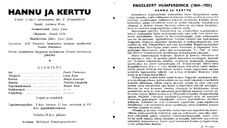 Tekijä- ja esiintyjälista