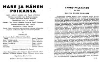 Tekijä- ja esiintyjälista