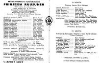 Cast and production team details