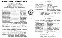 Cast and production team details