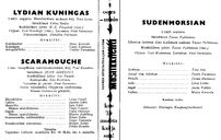 Cast and production team details