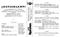 Cast and production team details