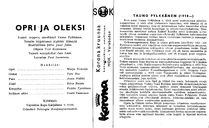 Tekijä- ja esiintyjälista