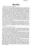 Juonikuvaus, Otello