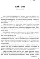 Programme notes, Arius